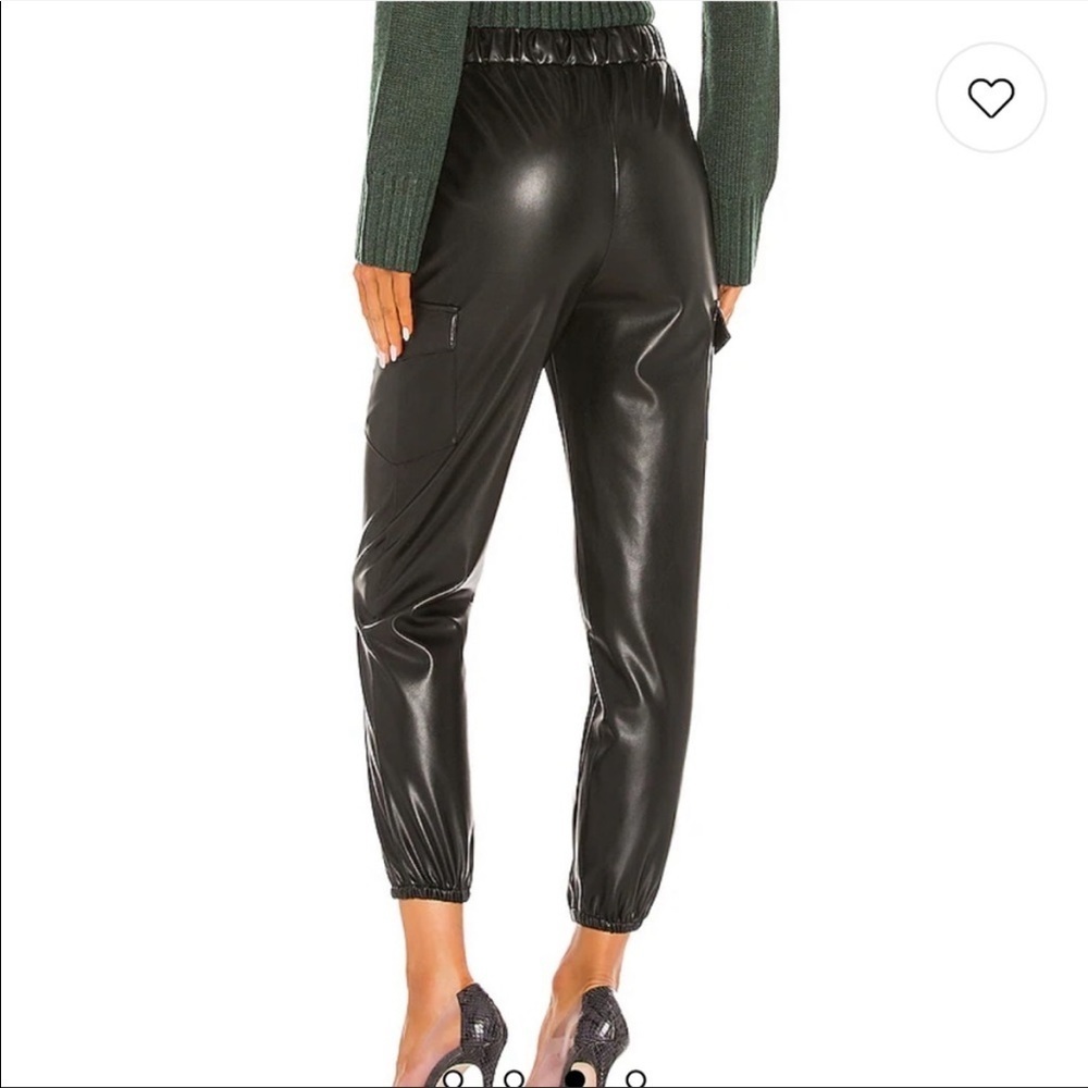 Lovers + Friends Chase Cargo Jogger Leather - Picture 3 of 4